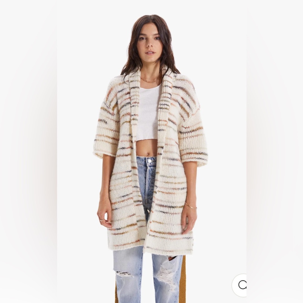 NWT MOTHER The Drop Cardigan Between Takes